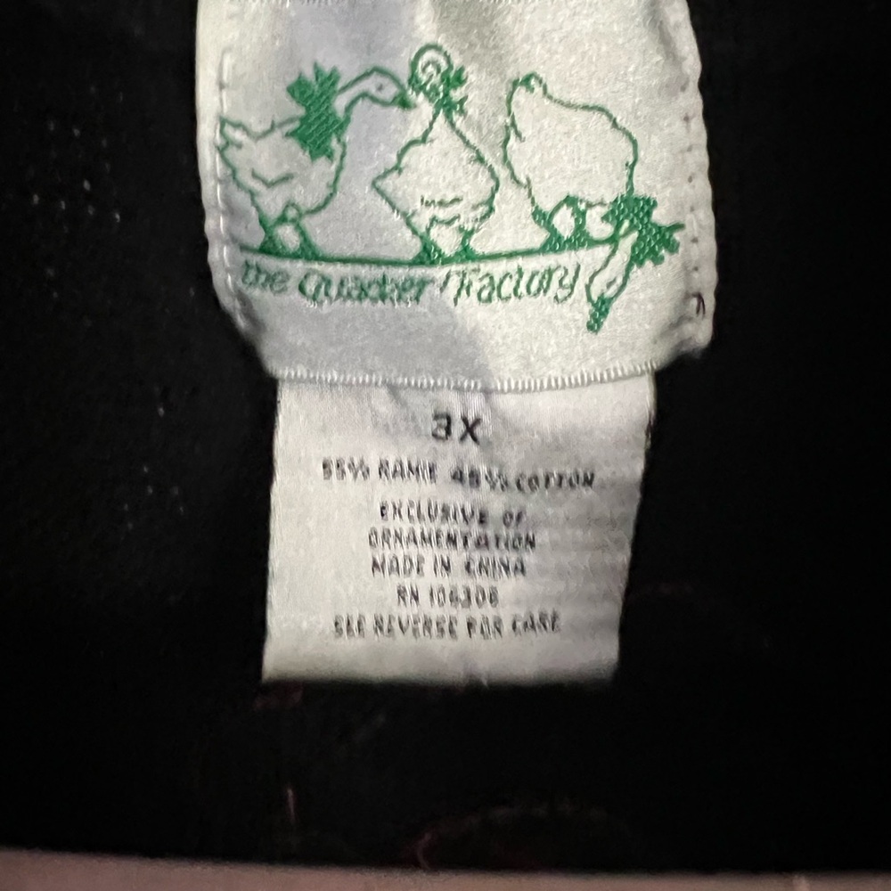 Quacker Factory Women’s Black Jacket with Colorful Embroidery for 🦃🧡🤎🖤💛 - Picture 4 of 10